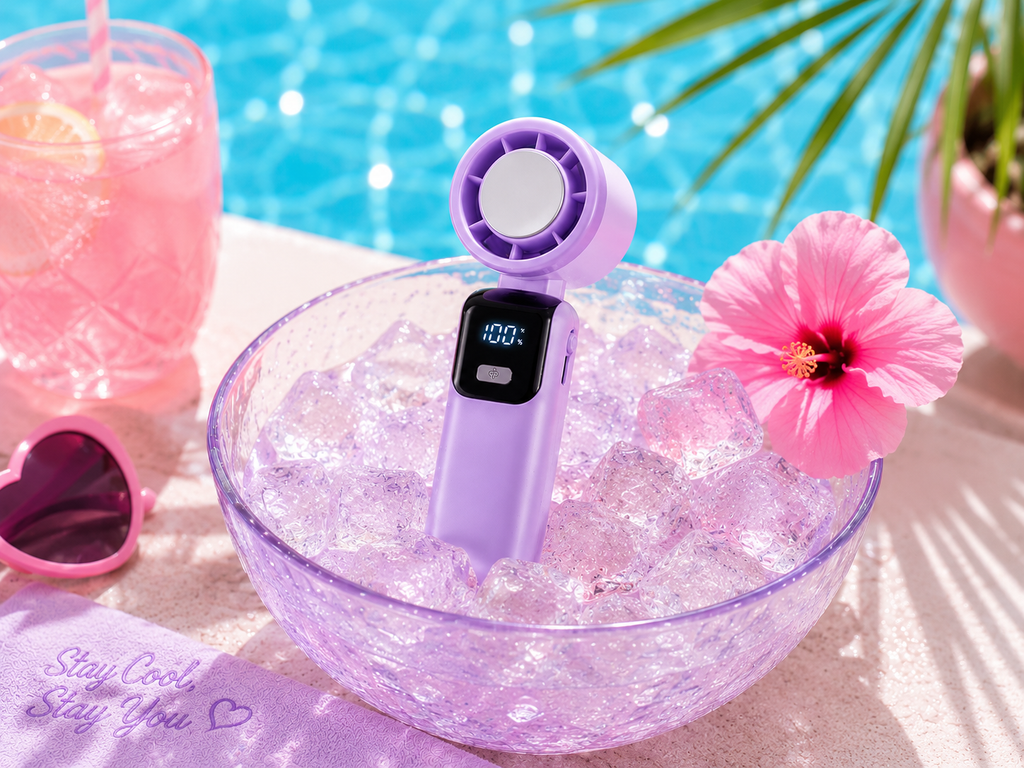 Ventilateur portable rechargeable