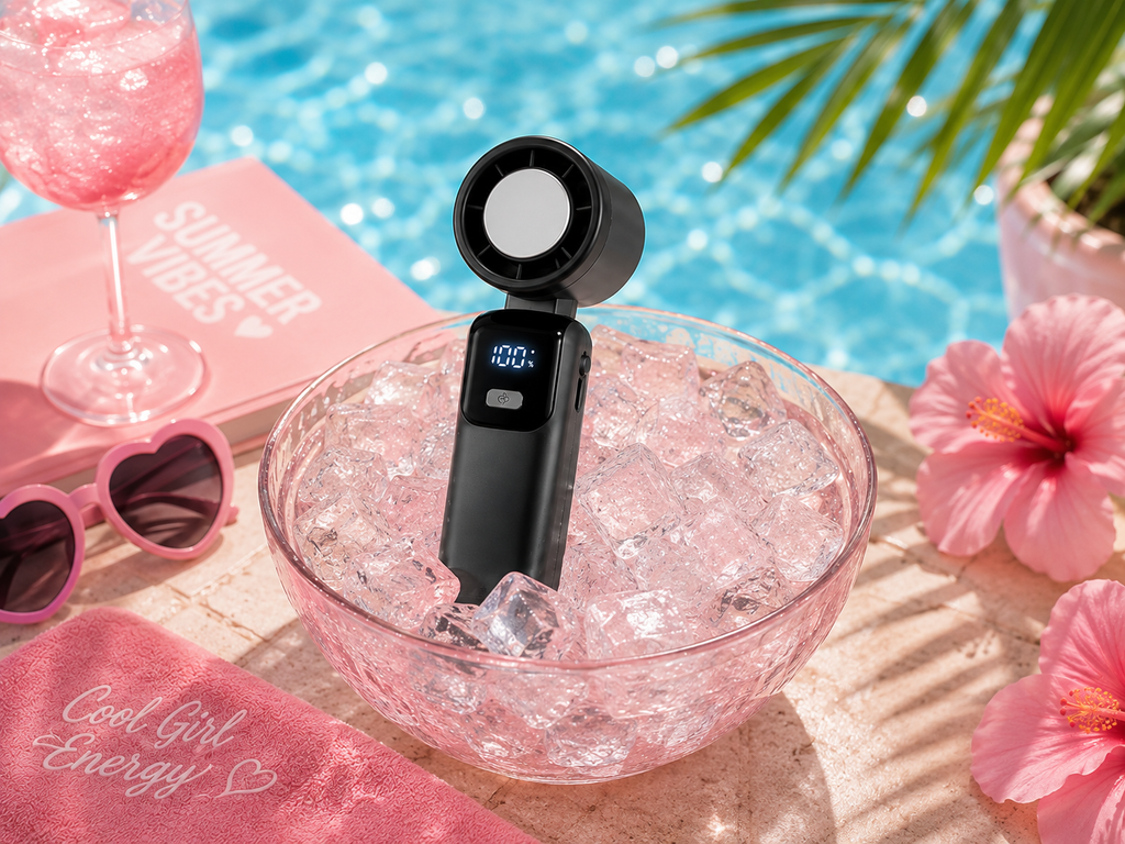 Ventilateur portable rechargeable